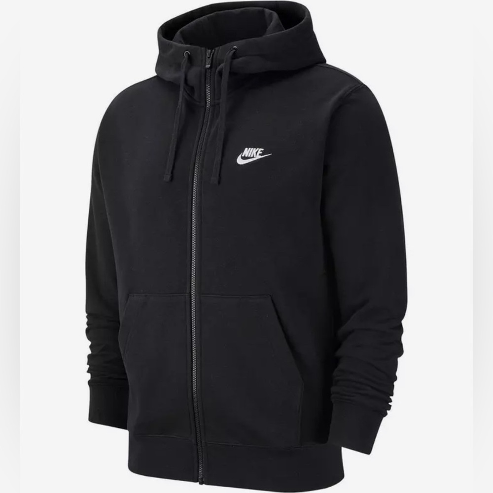 Nike Black Zip-Up Hoodie